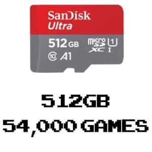 512Gb SD Card with 54,000 Games