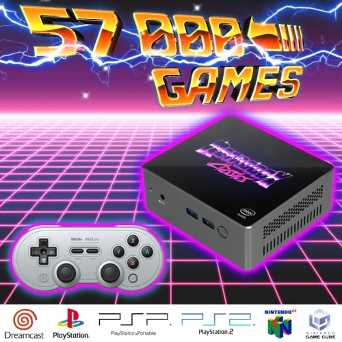 console retro batocera recalbox Retrobox 57000 games 01 - Home